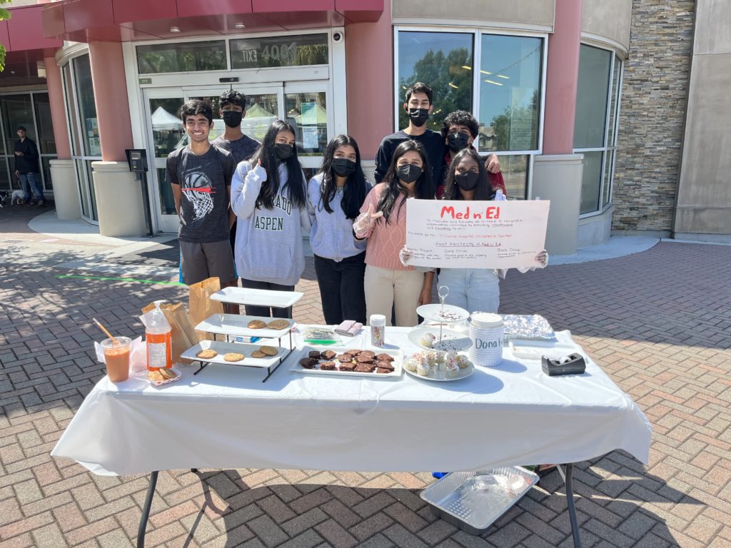 Med n' Ed bake sale group