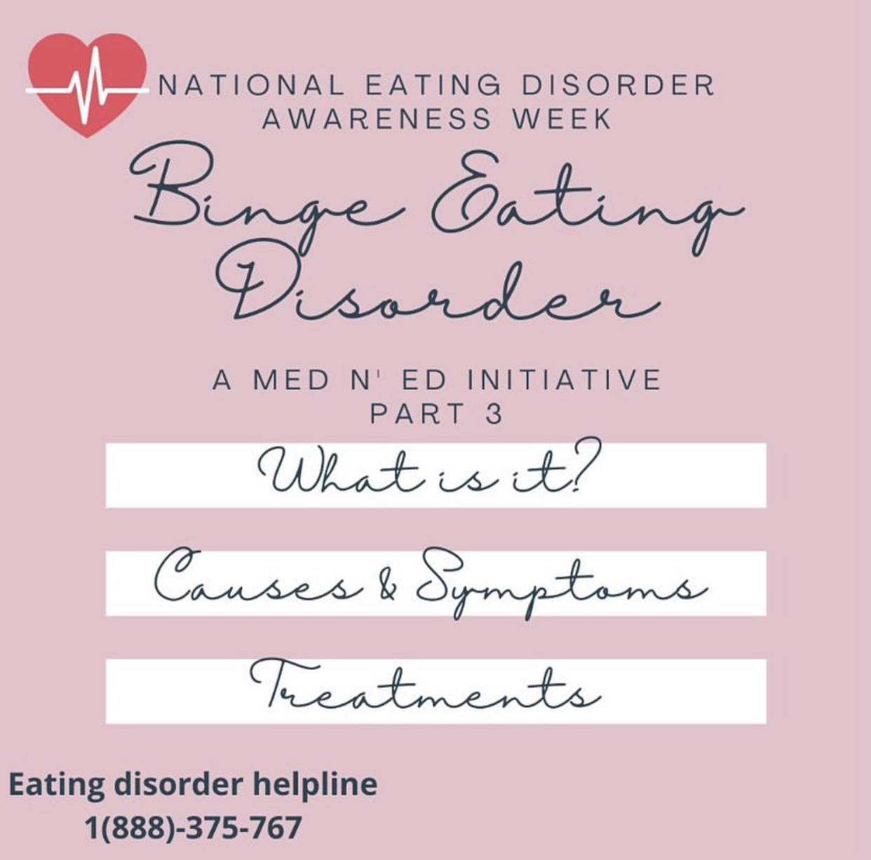 Eating Disorder Awareness - Binge Eating Disorder
